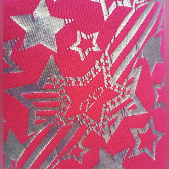 2b bebe Red and Gold Stars 4th of July Tank Top - Picture 4 of 13